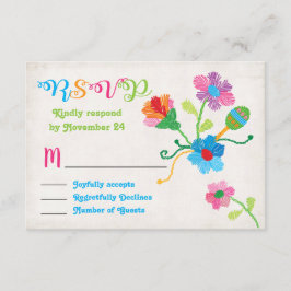 Volkskunst Mexicaanse Fiesta Borduurwerk RSVP