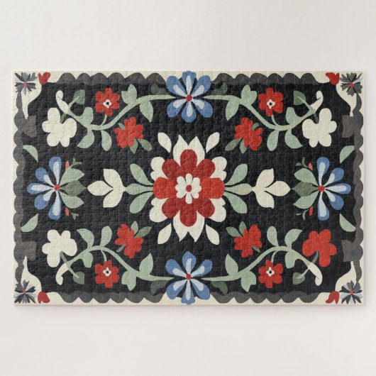  volkskunst ontwerp legpuzzel (Horizontaal)