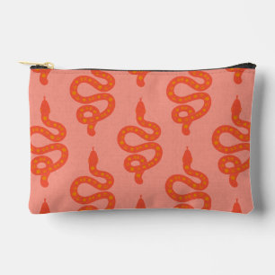 Volkskunst Textuur Grungy Hekserig Slang oranje ro Etui