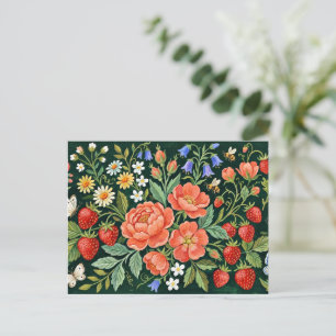 Volkskunst Tuin Scène Briefkaart