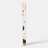 Volkskunst Vlinders met Teal en Terracotta Case-Mate iPhone Case (Achterkant / Links)