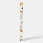 Volkskunst Vlinders met Teal en Terracotta Case-Mate iPhone Case (Achterkant / Rechts)