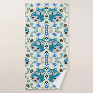Volkskunst Vos Print Decoratie Badhanddoek