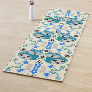 Volkskunst Vos Print Decoratie Yogamat