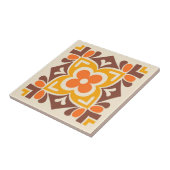 Volkskunstbloem Tegeltje (Zijkant)