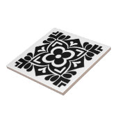Volkskunstbloem Tegeltje (Zijkant)