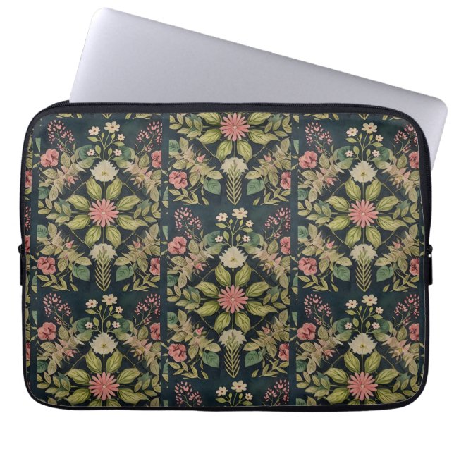 volksland damast laptop sleeve (Voorkant)
