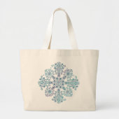 Volksmandala Grote Tote Bag (Voorkant)