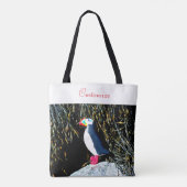 volksmuffin op rots tote bag (Achterkant)