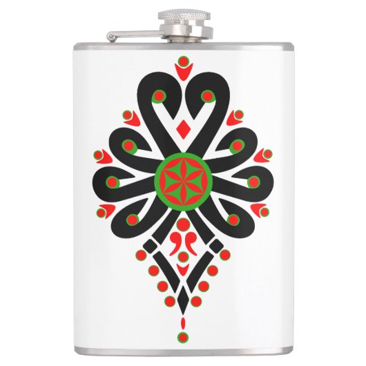 Volkspatroon van Poolse hooglanders - Parzenica Heupfles (Voorkant)