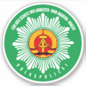 VOLKSPOLISI STICKER (Voorkant)