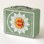 VOLKSPOLIZEI METAL LUNCH BOX (Voorkant)