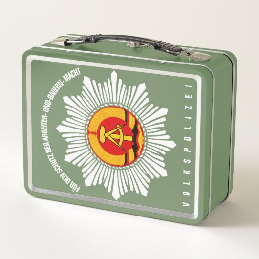 VOLKSPOLIZEI METAL LUNCH BOX (Achterkant)