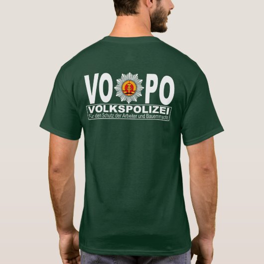 VOLKSPOLIZEI T-Shirt (Achterkant)