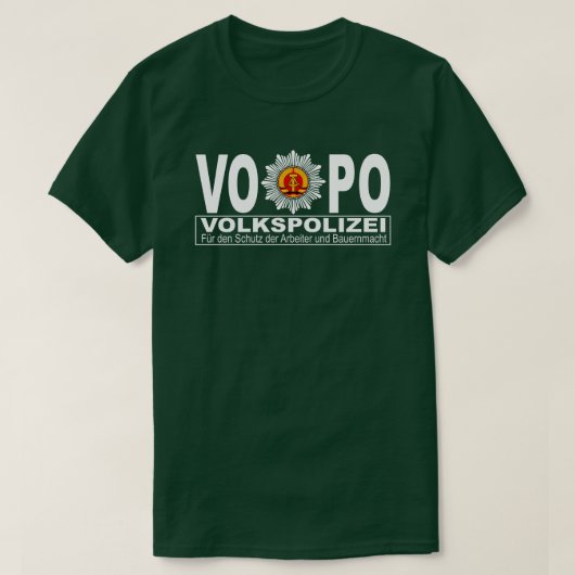 VOLKSPOLIZEI T-SHIRT (Design voorkant)