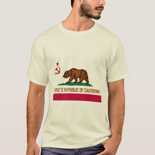 Volksrepubliek Californië T-shirt (Voorkant)