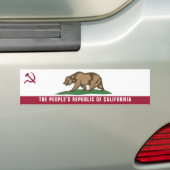 Volksrepubliek Californische Bumpersticker (Op auto)
