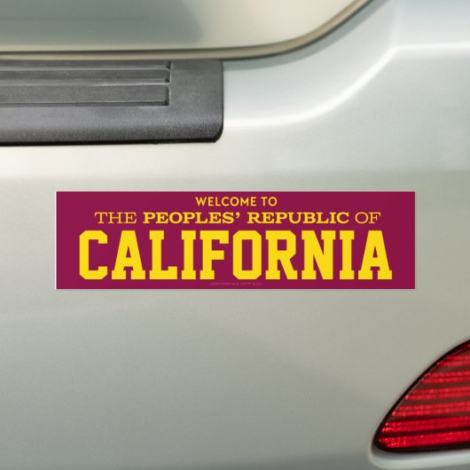 Volksrepubliek Californische stickers (Op auto)