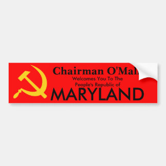 Volksrepubliek Maryland Bumpersticker