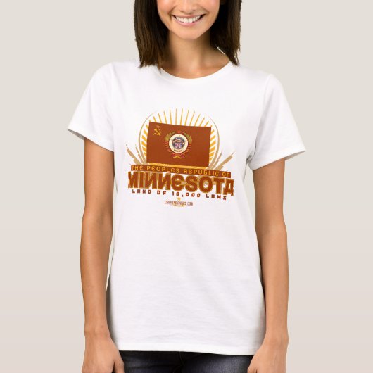 Volksrepubliek Minnesota T-shirt (Voorkant)