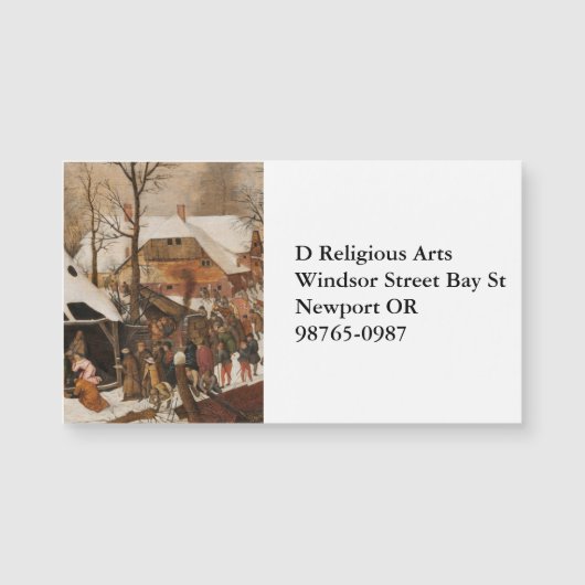 volkstelling in Bethlehem (Voorkant)