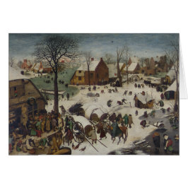 volkstelling in Bethlehem door Pieter Bruegel