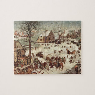 volkstelling in Bethlehem door Pieter Bruegel Legpuzzel