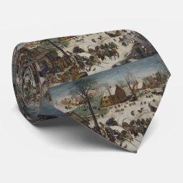 volkstelling in Bethlehem door Pieter Bruegel Stropdas