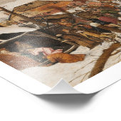 volkstelling in Bethlehem Foto Afdruk (Hoek)