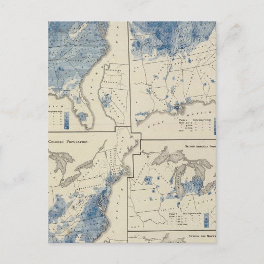 Volkstelling Verenigde Staten Briefkaart (Voorkant)