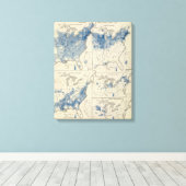 Volkstelling Verenigde Staten Canvas Afdruk (Insitu (Houten vloer))
