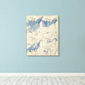 Volkstelling Verenigde Staten Canvas Afdruk (Insitu (Houten vloer))