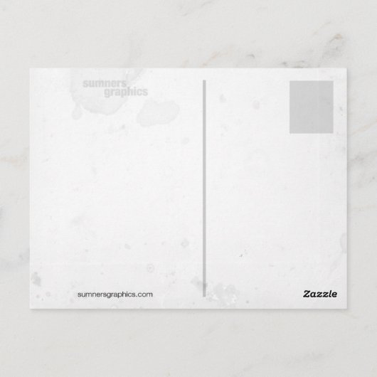 volksvleeskaart briefkaart (Achterkant)