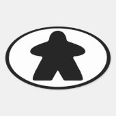 volksvolk ovale sticker (Voorkant)