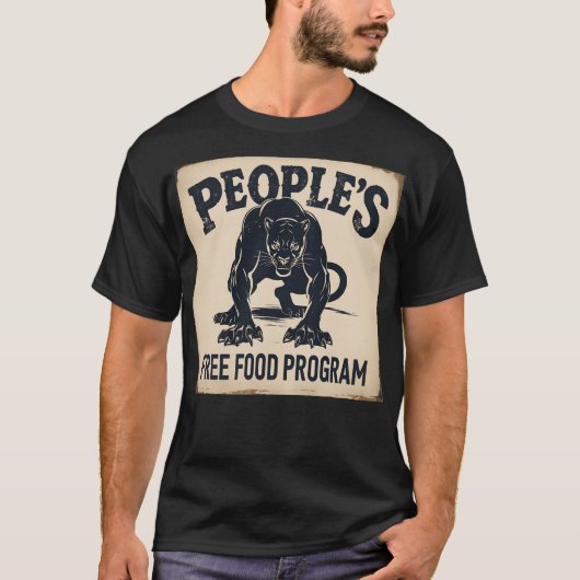 Volksvrij-voedselprogramma T-shirt (Voorkant)