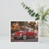 Volkswagen Kever Briefkaart (Staand voorkant)