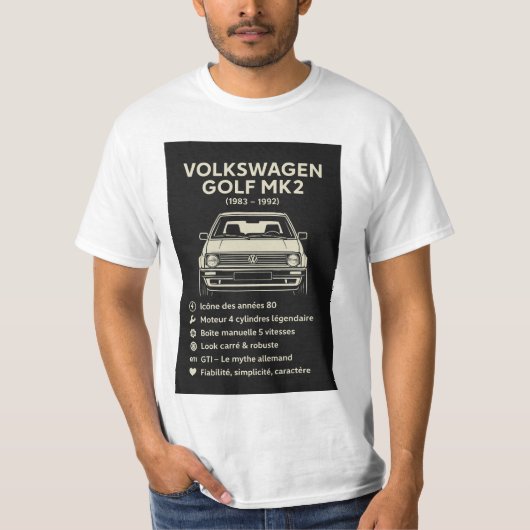 volkswagen t-shirt (Voorkant)