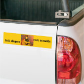 volkszangers rock ... bumpersticker (Op Truck)