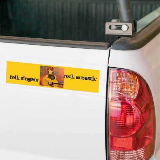 volkszangers rock ... bumpersticker (Op Truck)