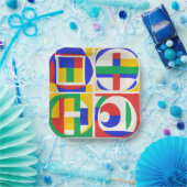 Vollas Paper-Bord Papieren Bordje (Feest)