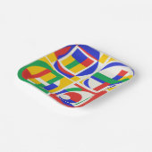 Vollas Paper-Bord Papieren Bordje (Gebogen)