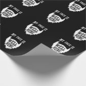 Vollbart "My Face is Well Hung" Cadeaupapier (Hoek)