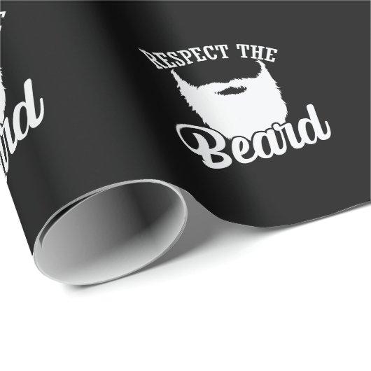 Vollbart "Respect the Beard" Cadeaupapier (Rol Hoek)