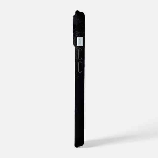 volle aarde met gesimuleerde wolken boven antarcti iPhone 15 case (Linkerkant)