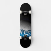 volle aarde met gesimuleerde wolken boven antarcti persoonlijk skateboard (Voorkant)