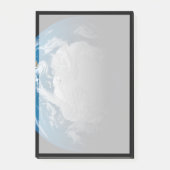 volle aarde met gesimuleerde wolken boven antarcti post-it® notes (Voorkant)