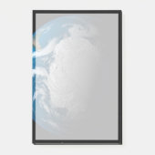 volle aarde met gesimuleerde wolken boven antarcti post-it® notes (Voorkant)