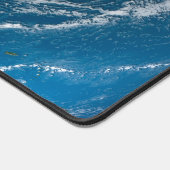 Volle Aarde met gesimuleerde wolken boven Noord-Am Bureaumat (Hoek)