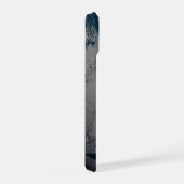 Volle Aarde met gesimuleerde wolken boven Noord-Am iPhone 15 Case (Rechterkant)