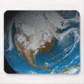 Volle Aarde met gesimuleerde wolken boven Noord-Am Muismat (Voorkant)